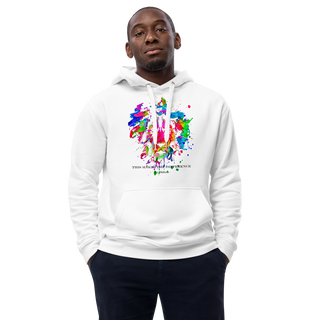 Unisex Hoodie White-Line No.004 "1 of 5K" by MioLeo