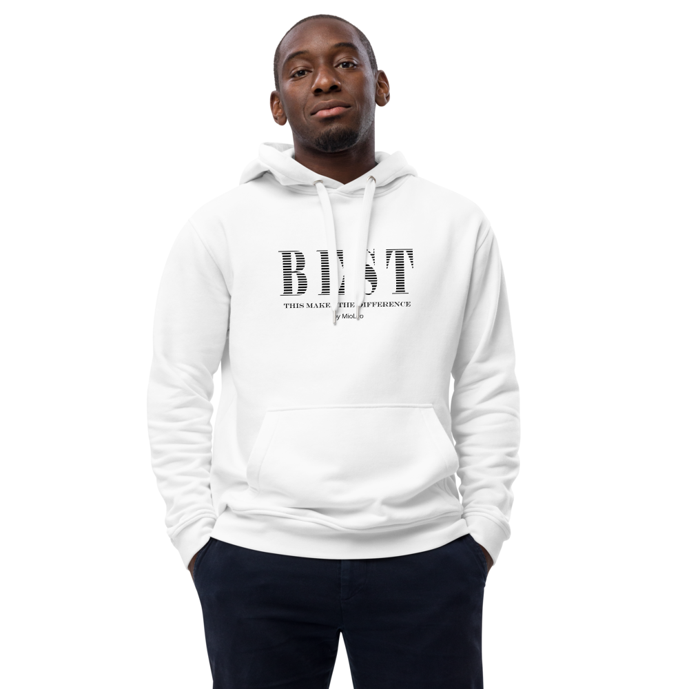Unisex Hoodie White-Line No.093 "1 of 10K Limited" by MioLeo