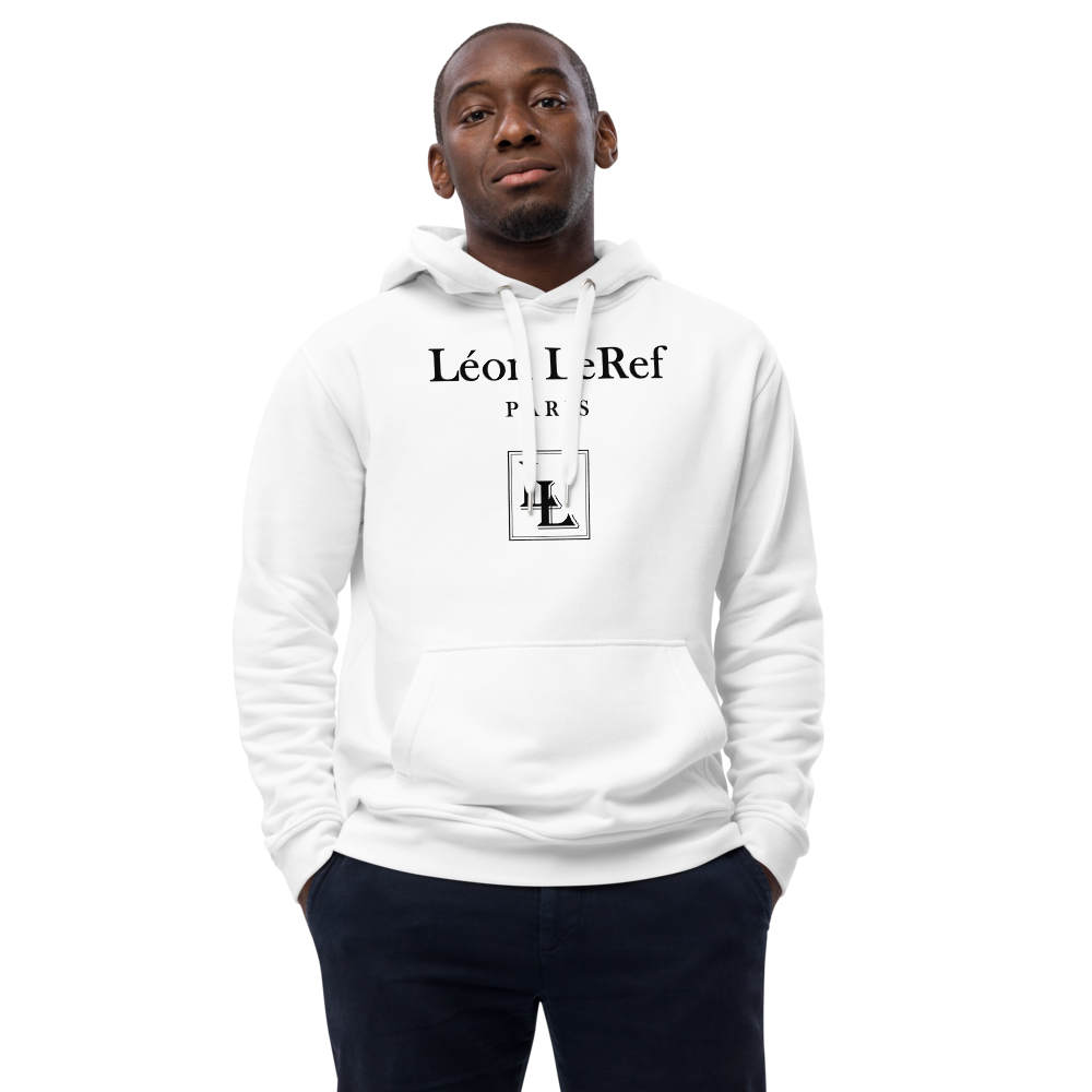 Unisex Hoodie Black -Line No.045 „unlimited“ von Léon LeRef