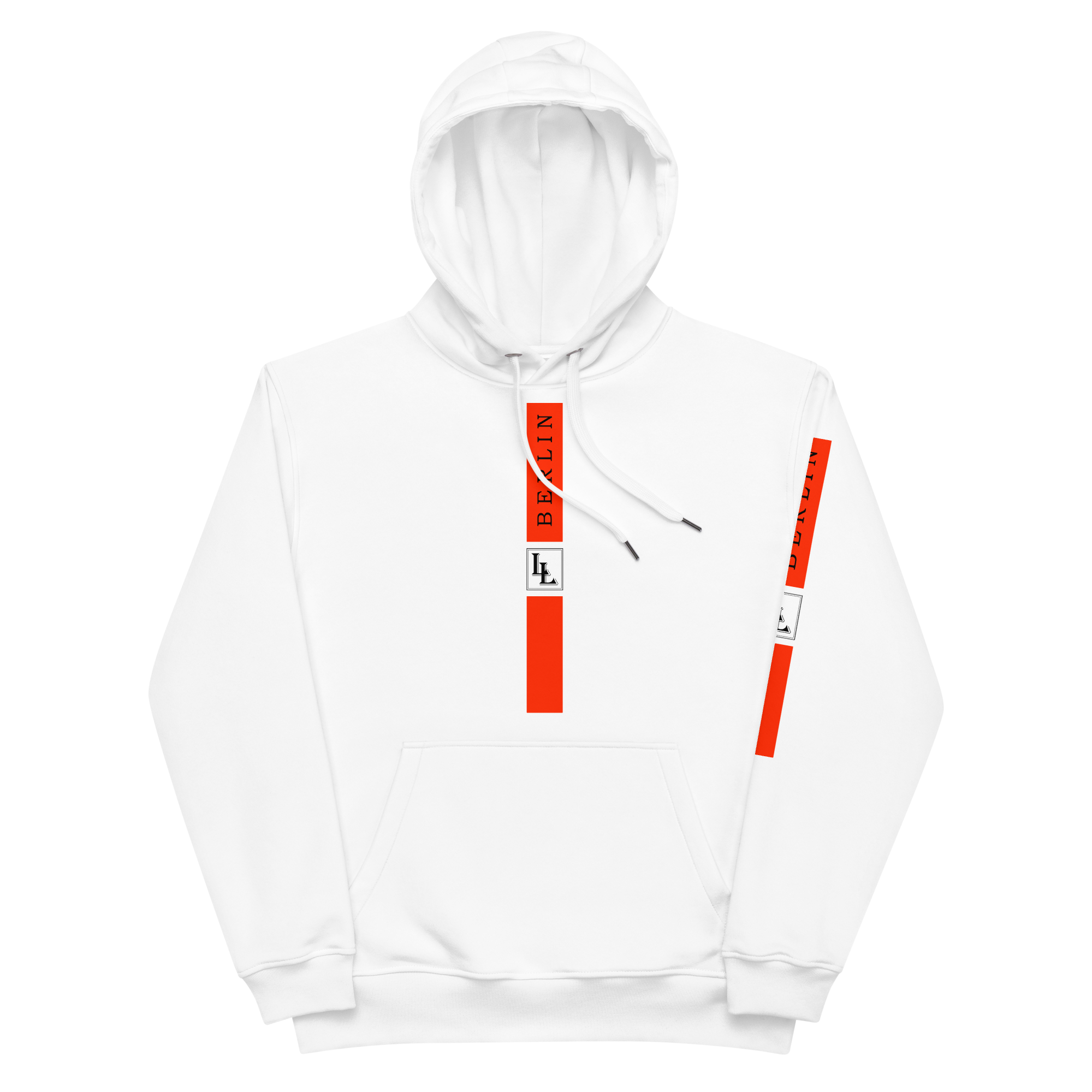 Unisex Hoodie Black-Line No.03/1 "1 of 5K Premium-Exclusive" by Léon LeRef
