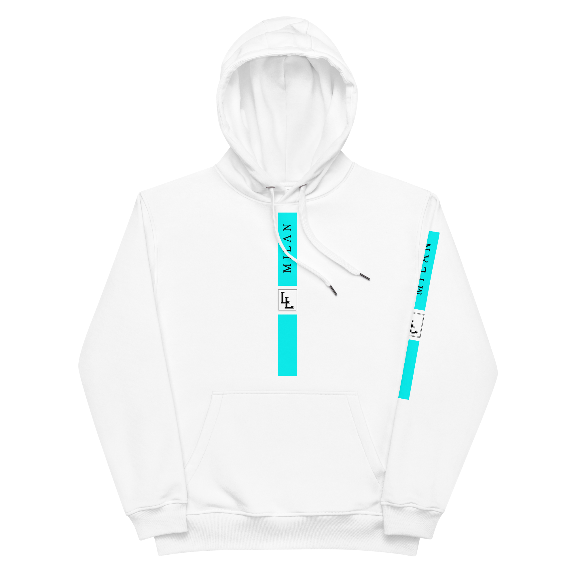Unisex Hoodie Black-Line No.05/1 "1 of 5K Premium-Exclusive" by Léon LeRef