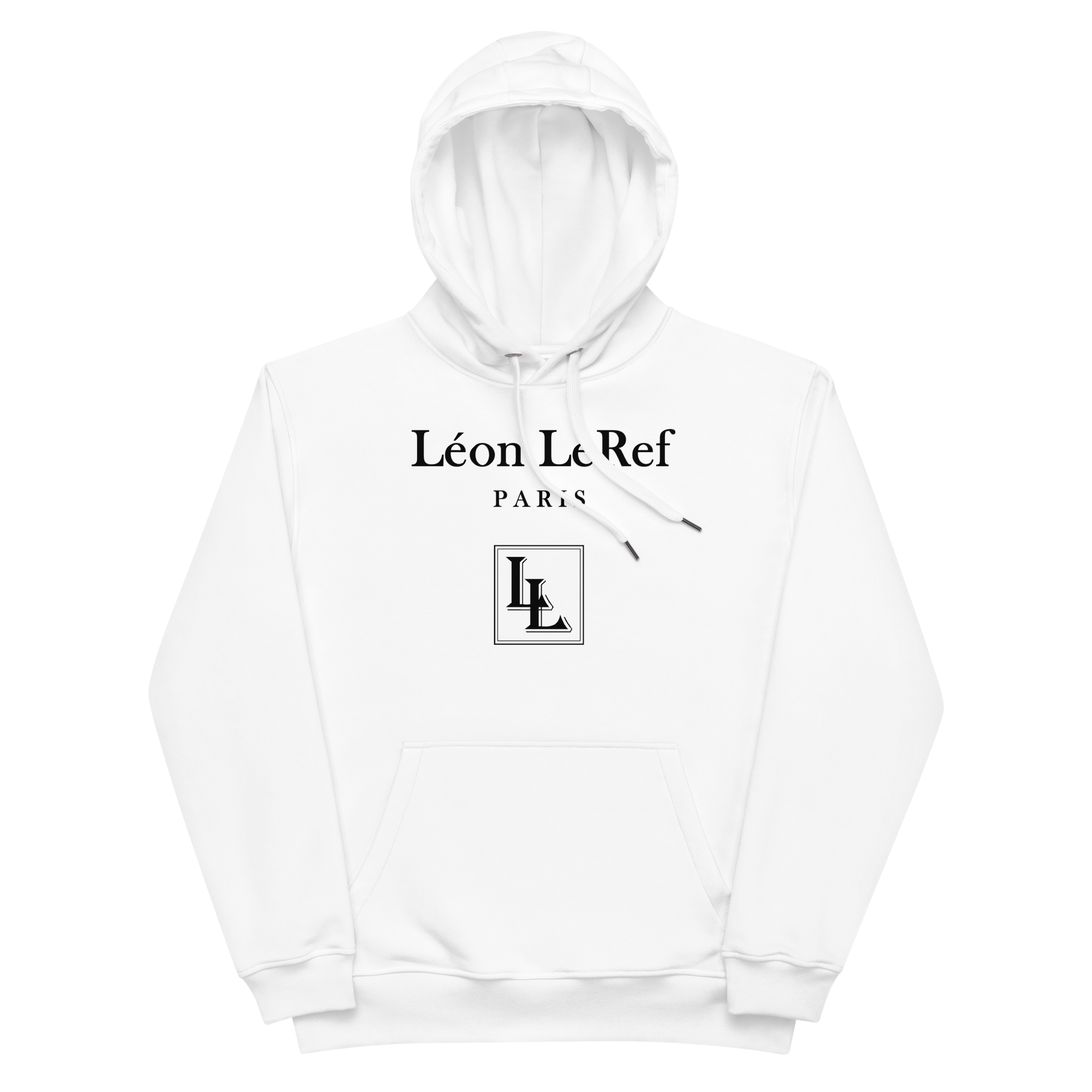 Unisex Hoodie Black -Line No.045 „unlimited“ von Léon LeRef