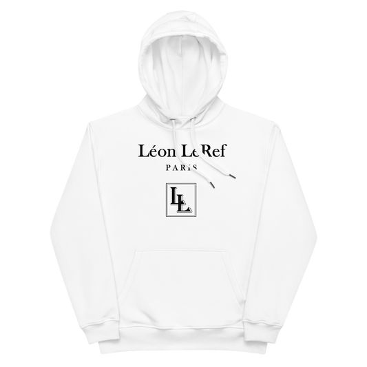 Unisex Hoodie Black -Line No.045 "unlimited" by Léon LeRef