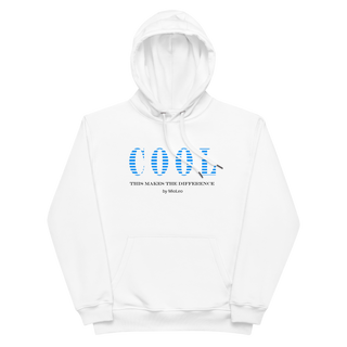 Unisex Hoodie White-Line No.095 "1 of 5K" by MioLeo