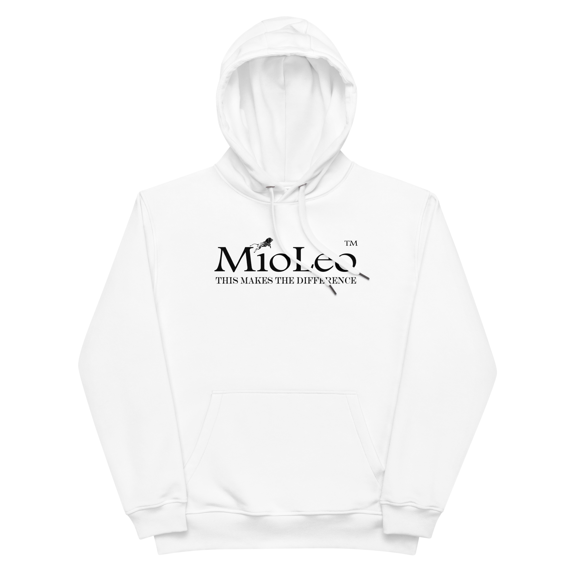 Unisex Hoodie White-Line No.147 "unlimited" by MioLeo