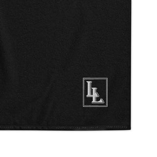 Towel Bio-Cotton-Black-Line No.751 "unlimited" by Léon LeRef