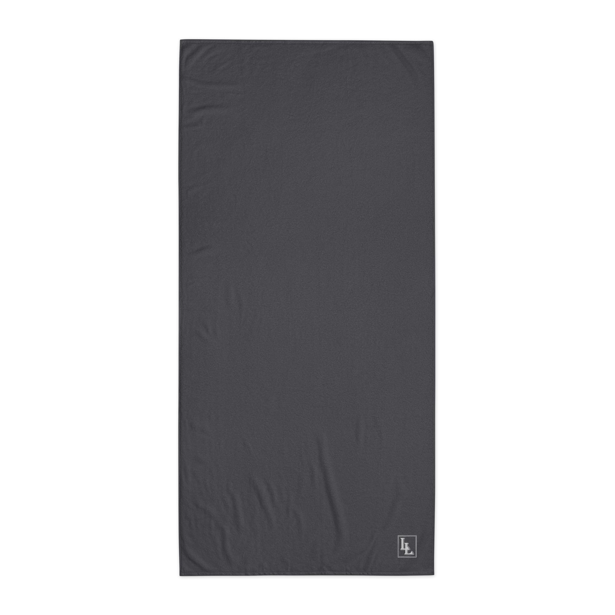 Towel Bio-Cotton-Black-Line No.751 "unlimited" by Léon LeRef