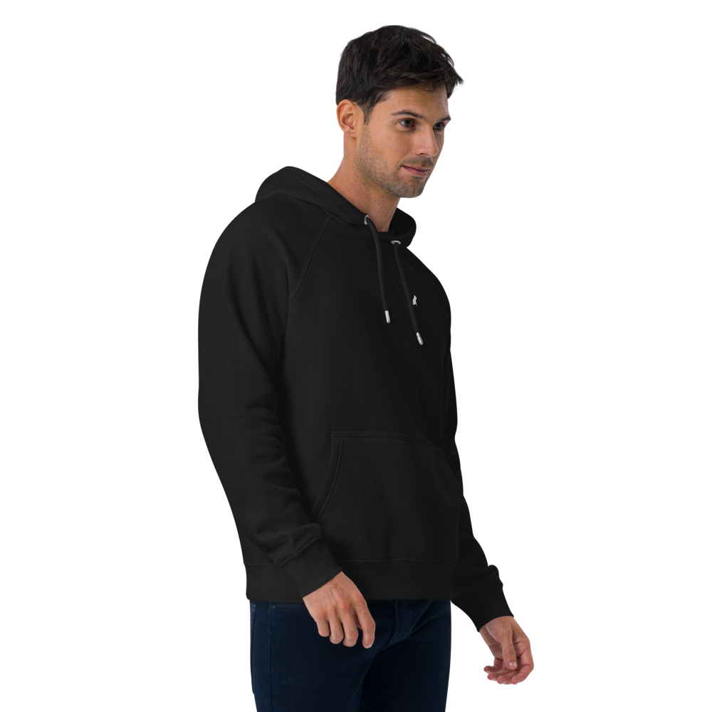 Unisex Eco Raglan Hoodie - White-Line No.001-3 "1 of 20K Semi-Limited" by MioLeo