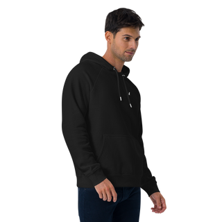 Unisex Eco Raglan Hoodie - White-Line No.001-3 "1 of 20K Semi-Limited" by MioLeo