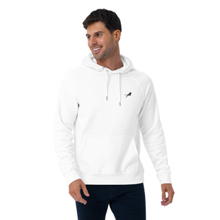 Unisex Eco Raglan Hoodie - White-Line No.001-4 "1 of 5K Premium Exclusive" by MioLeo