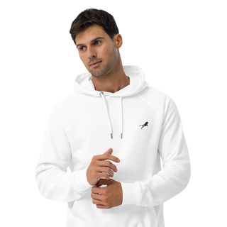 Unisex Eco Raglan Hoodie - White-Line No.001-4 "1 of 5K Premium Exclusive" by MioLeo