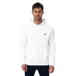 Unisex Eco Raglan Hoodie - White-Line No.001-4 "1 of 5K Premium Exclusive" by MioLeo
