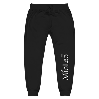 Unisex Feece Sweatpants White-Line No.150 "unlimited" by MioLeo