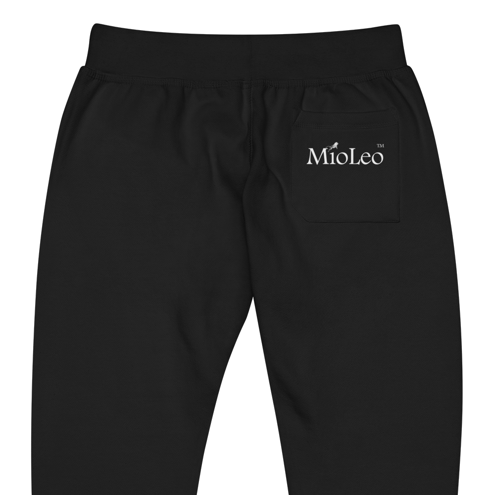 Unisex Feece Sweatpants White-Line No.150 "unlimited" by MioLeo