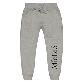 Unisex Fleece Sweatpants White-Line No.149 "unlimited" by MioLeo