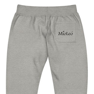 Unisex Fleece Sweatpants White-Line No.149 "unlimited" by MioLeo