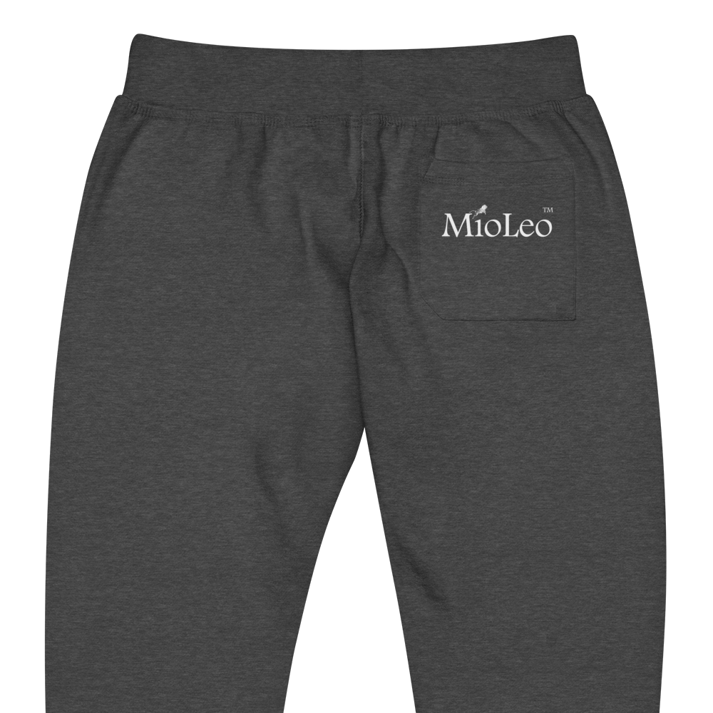 Unisex Feece Sweatpants White-Line No.150 "unlimited" by MioLeo