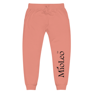 Unisex Fleece Sweatpants White-Line No.149 "unlimited" by MioLeo