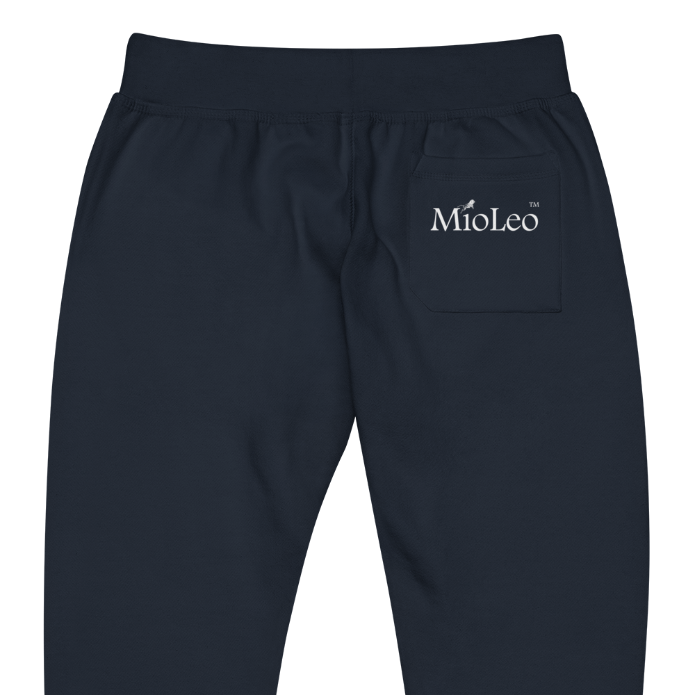 Unisex Feece Sweatpants White-Line No.150 "unlimited" by MioLeo