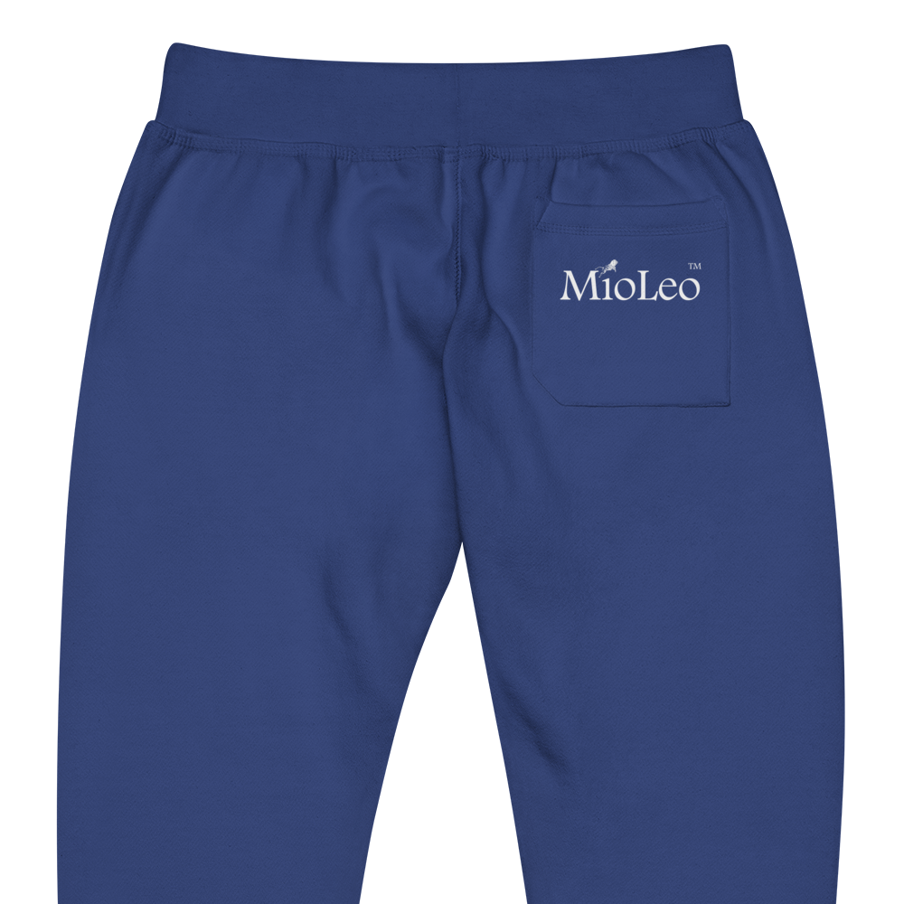 Unisex Feece Sweatpants White-Line No.150 "unlimited" by MioLeo