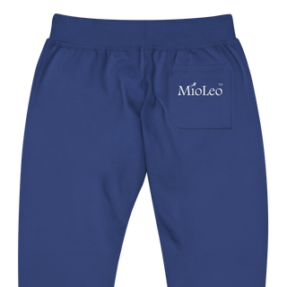 Unisex Feece Sweatpants White-Line No.150 "unlimited" by MioLeo