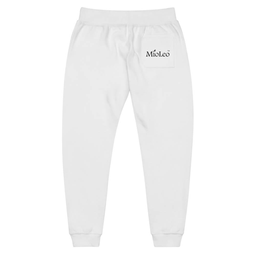 Unisex Fleece-Jogginghose White-Line Nr.149 „unlimited“ von MioLeo