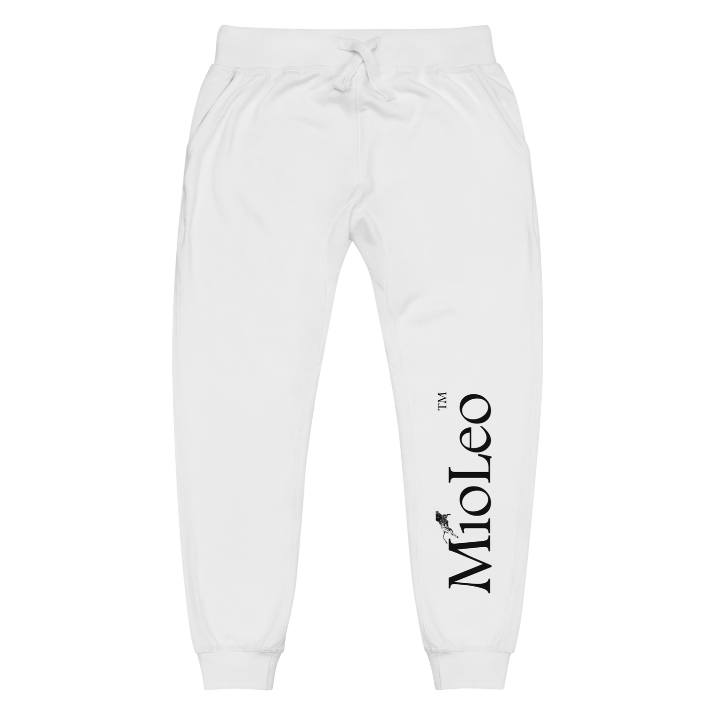 Unisex Fleece-Jogginghose White-Line Nr.149 „unlimited“ von MioLeo