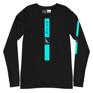 Unisex Sleeve-Shirt Black-Line No.05/2 "1 of 5K" by Léon LeRef