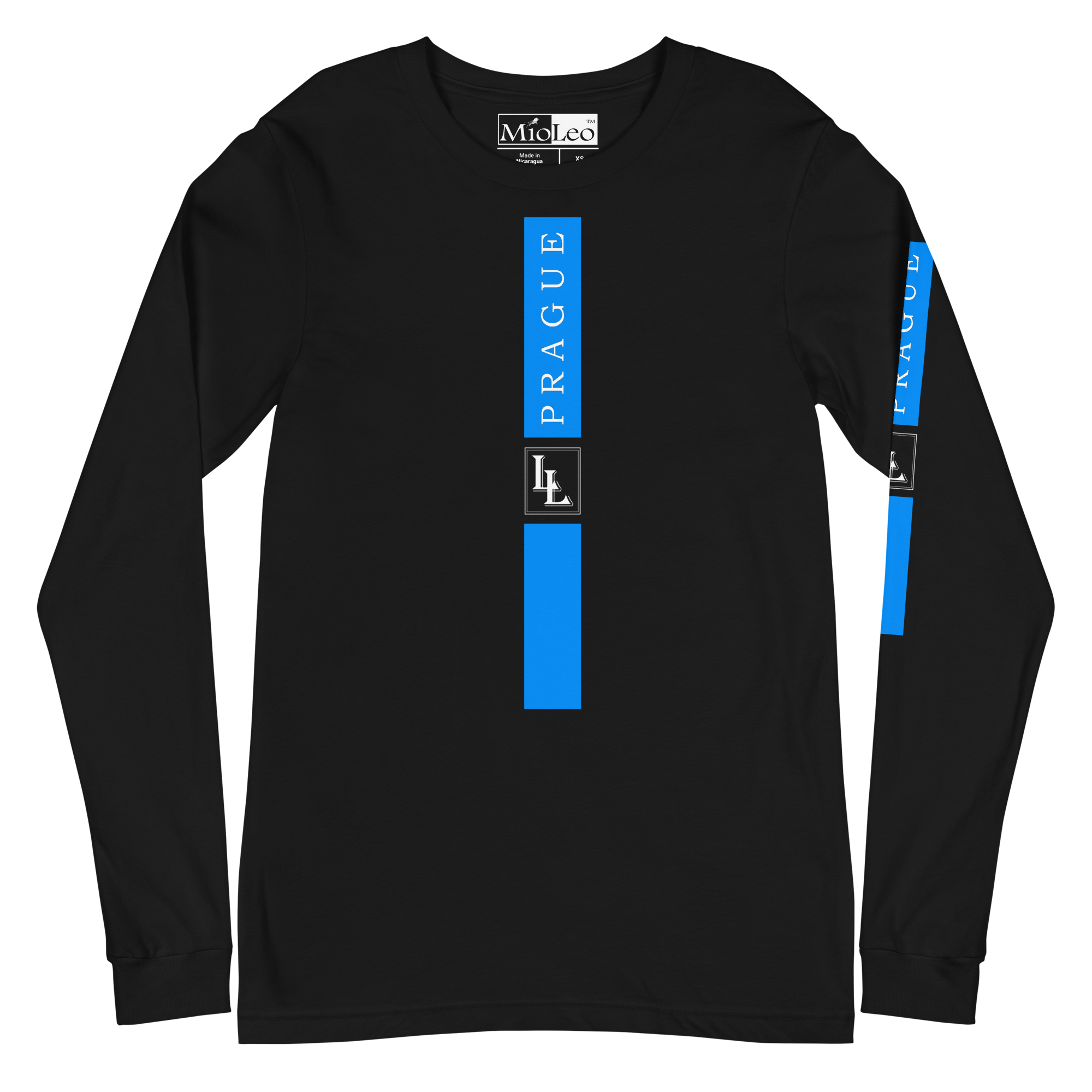 Unisex Sleeve-Shirt Black-Line No.04/2 "1 of 5K" by Léon LeRef