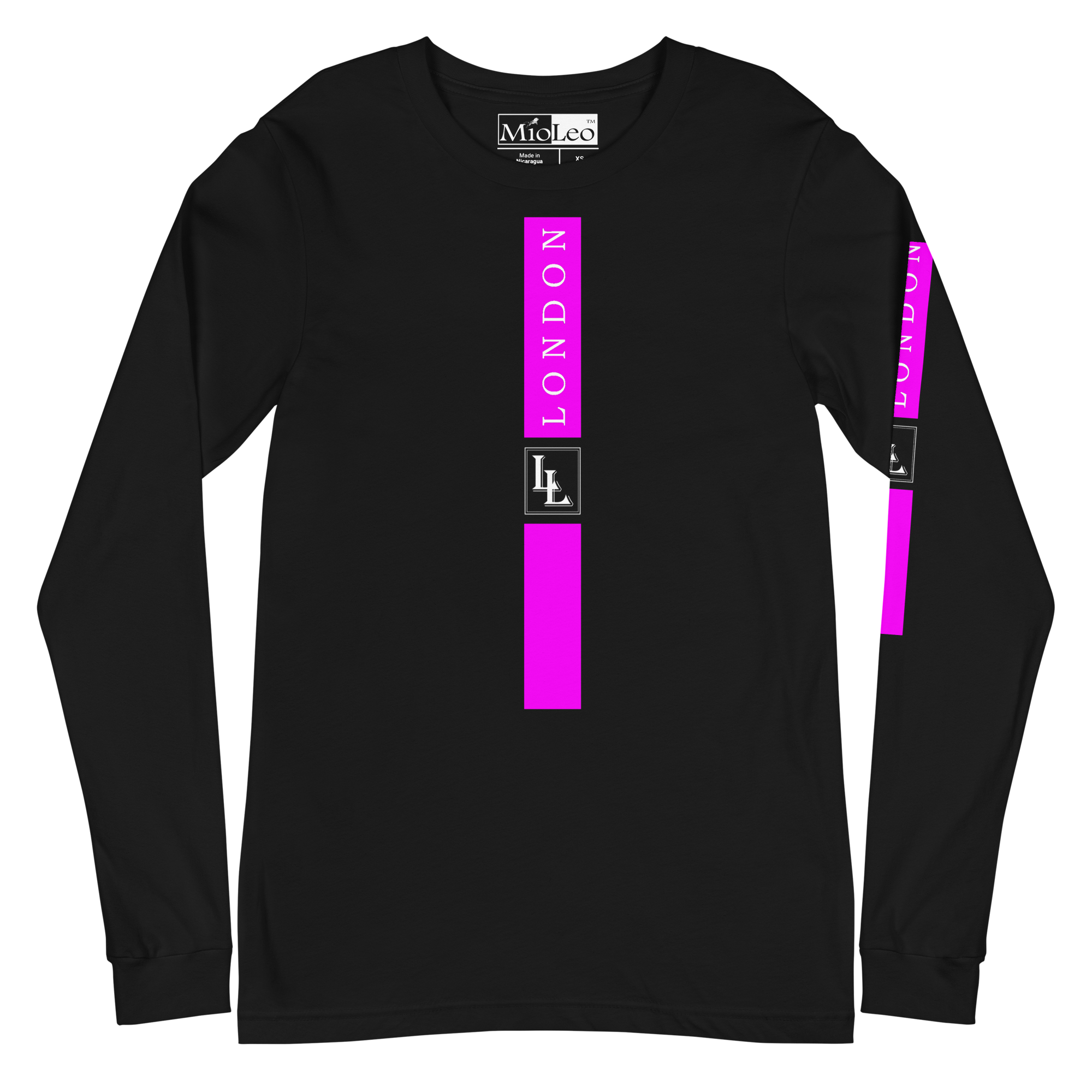 Unisex Sleeve-Shirt Black-Line No.06/2 "1 of 5K" by Léon LeRef