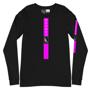 Unisex Sleeve-Shirt Black-Line No.06/2 "1 of 5K" by Léon LeRef