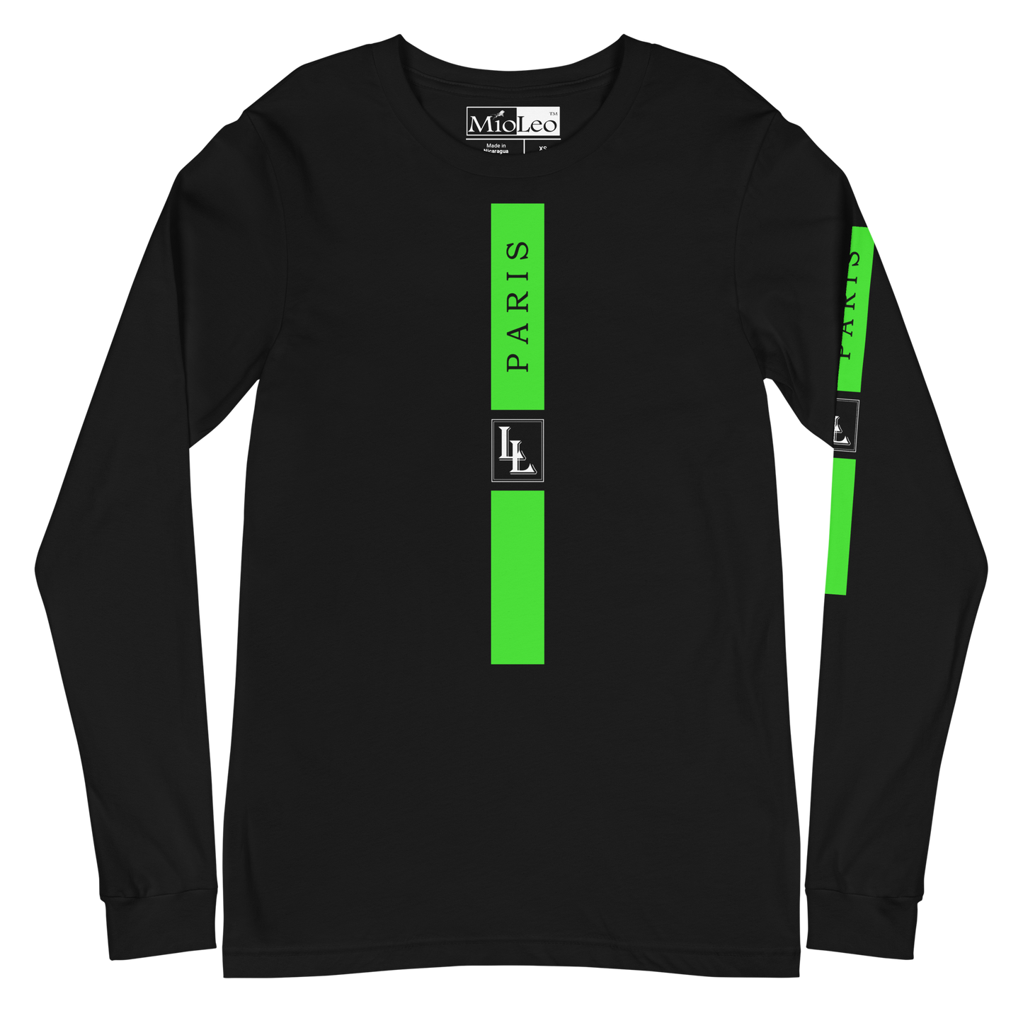 Unisex Sleeve-Shirt Black-Line No.07/2 "1 of 5K" by Léon LeRef