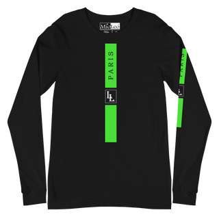 Unisex Sleeve-Shirt Black-Line No.07/2 "1 of 5K" by Léon LeRef