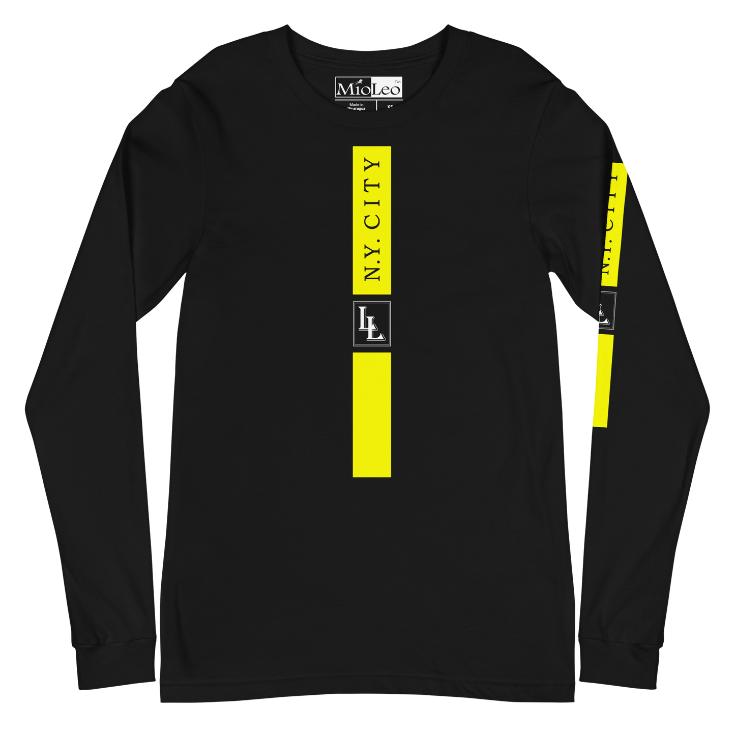 Unisex Sleeve-Shirt Black-Line No.02/2 "1 of 5K" by Léon LeRef