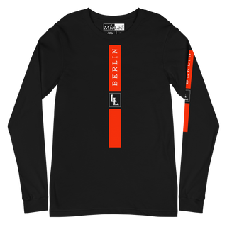 Unisex Sleeve-Shirt Black-Line No.03/2 "1 of 5K" by Léon LeRef