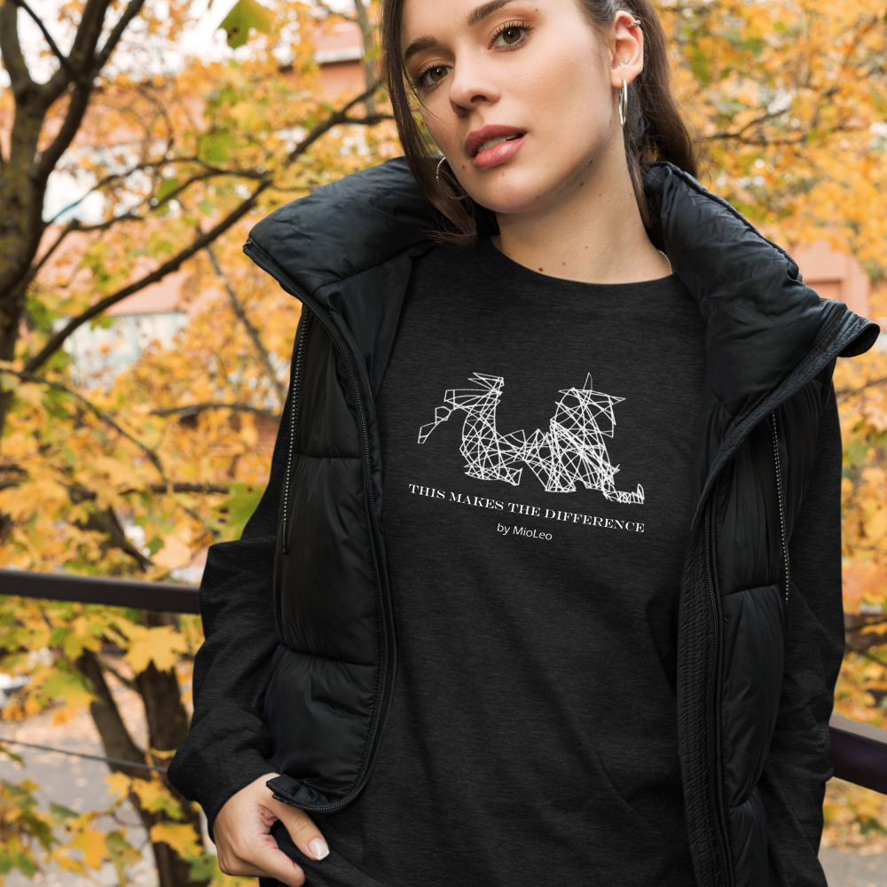 Unisex Sleeve-Shirt White-Line No.043 "1 of 500 High-End-Exclusive" by MioLeo