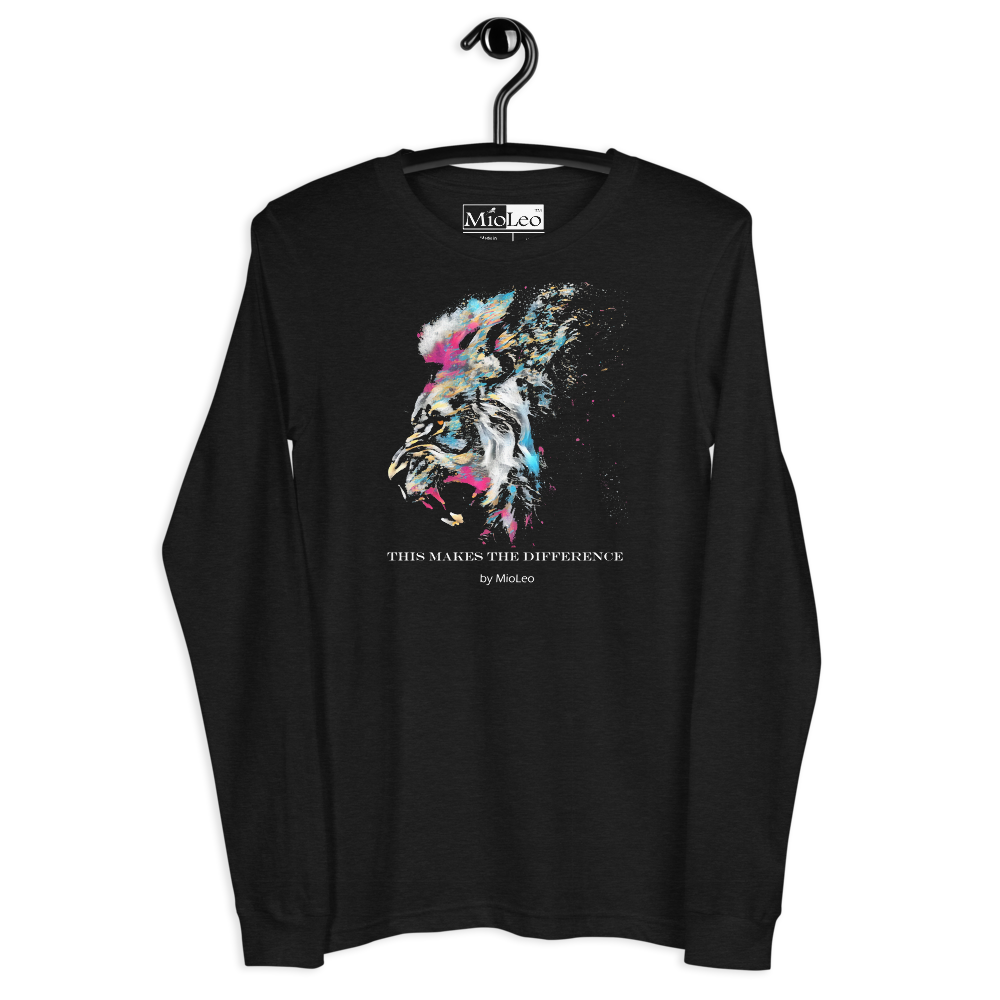 Unisex Sleeve-Shirt White-Line No.009 "1 of 100 Super-Ultra-Exclusive" by MioLeo