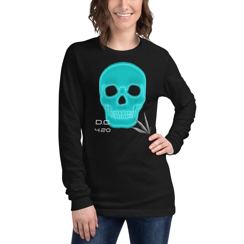 Unisex Sleeve-Shirt Green-Line No.145 "1 of 5K Premium-Exclusive" by MioLeo