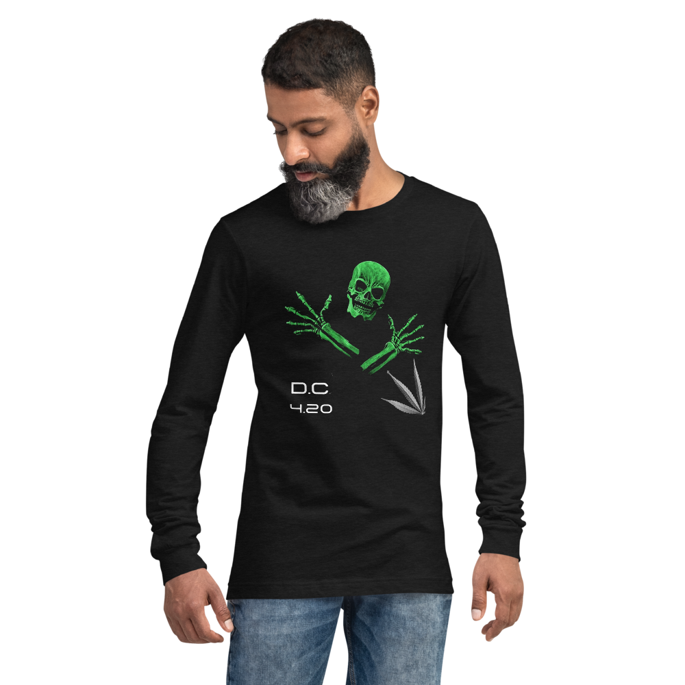 Unisex Sleeve-Shirt Green-Line No.149 "1 of 10K" by MioLeo