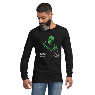 Unisex Sleeve-Shirt Green-Line No.149 "1 of 10K" by MioLeo