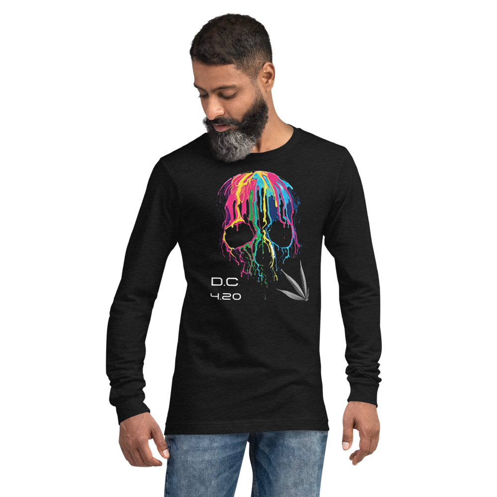 Unisex Sleeve-Shirt Green-Line No.115 "1 of 100 Super-Exclusive" by MioLeo