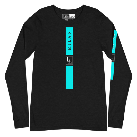 Unisex Sleeve-Shirt Black-Line No.05/2 "1 of 5K" by Léon LeRef