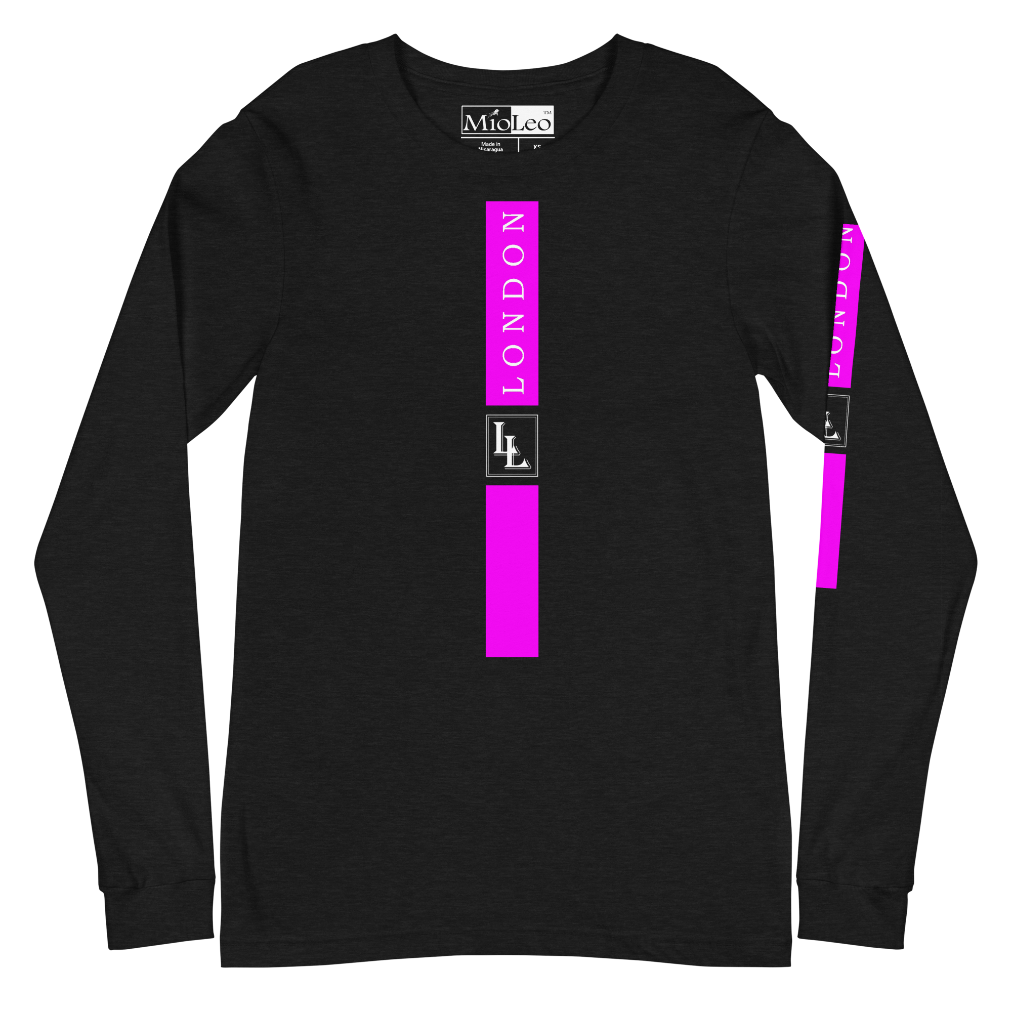 Unisex Sleeve-Shirt Black-Line No.06/2 "1 of 5K" by Léon LeRef