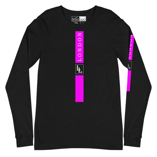 Unisex Sleeve-Shirt Black-Line No.06/2 "1 of 5K" by Léon LeRef