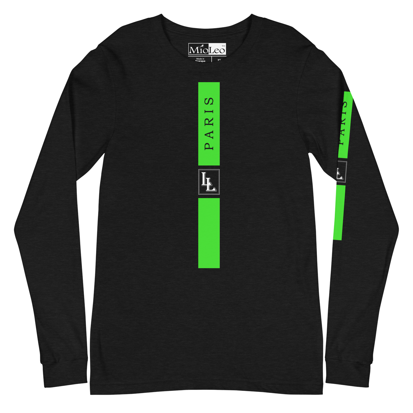 Unisex Sleeve-Shirt Black-Line No.07/2 "1 of 5K" by Léon LeRef