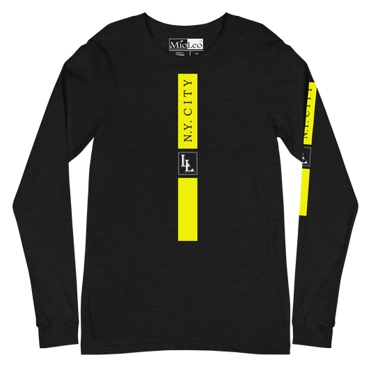 Unisex Sleeve-Shirt Black-Line No.02/2 "1 of 5K" by Léon LeRef