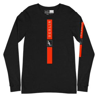 Unisex Sleeve-Shirt Black-Line No.03/2 "1 of 5K" by Léon LeRef