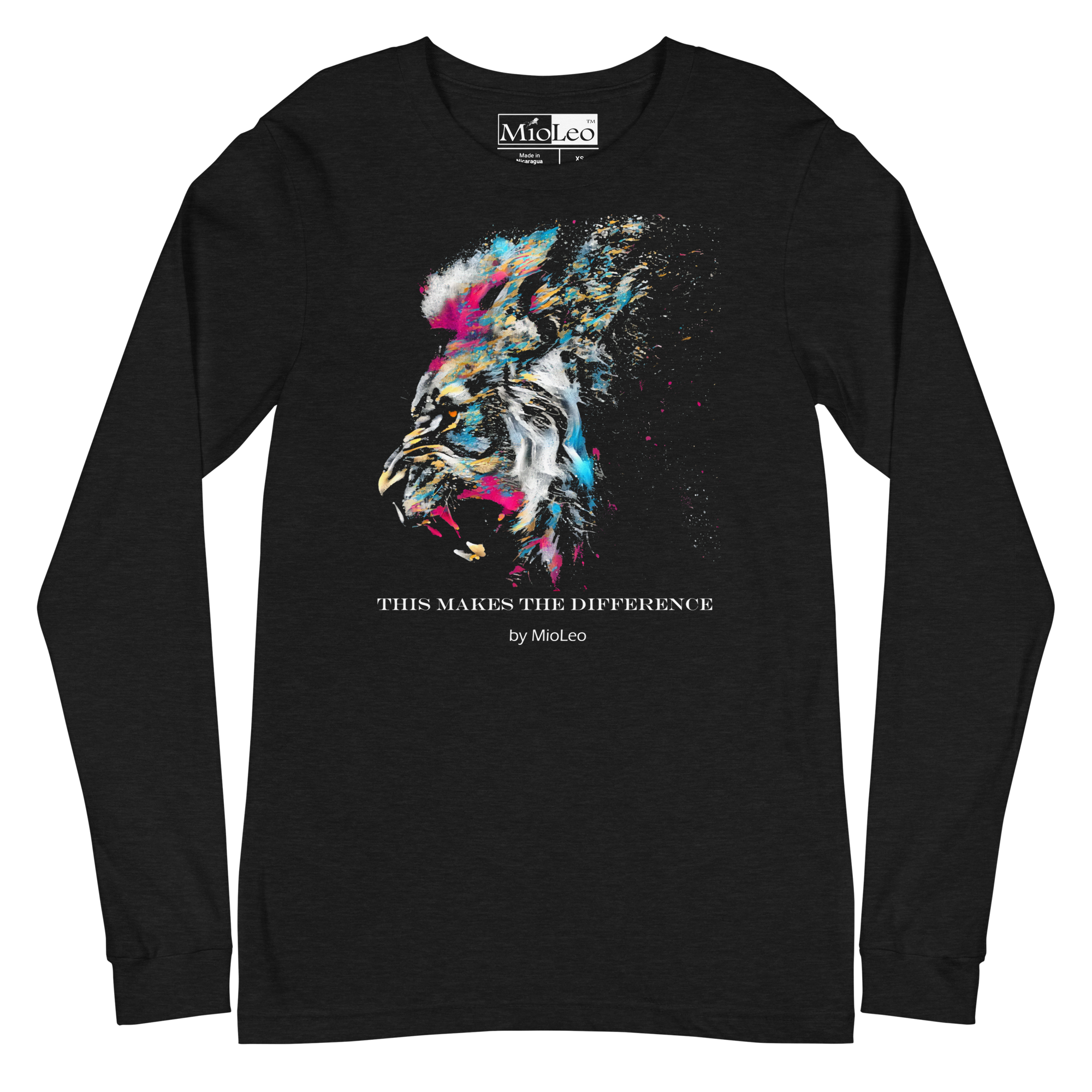 Unisex Sleeve-Shirt White-Line No.009 "1 of 100 Super-Ultra-Exclusive" by MioLeo