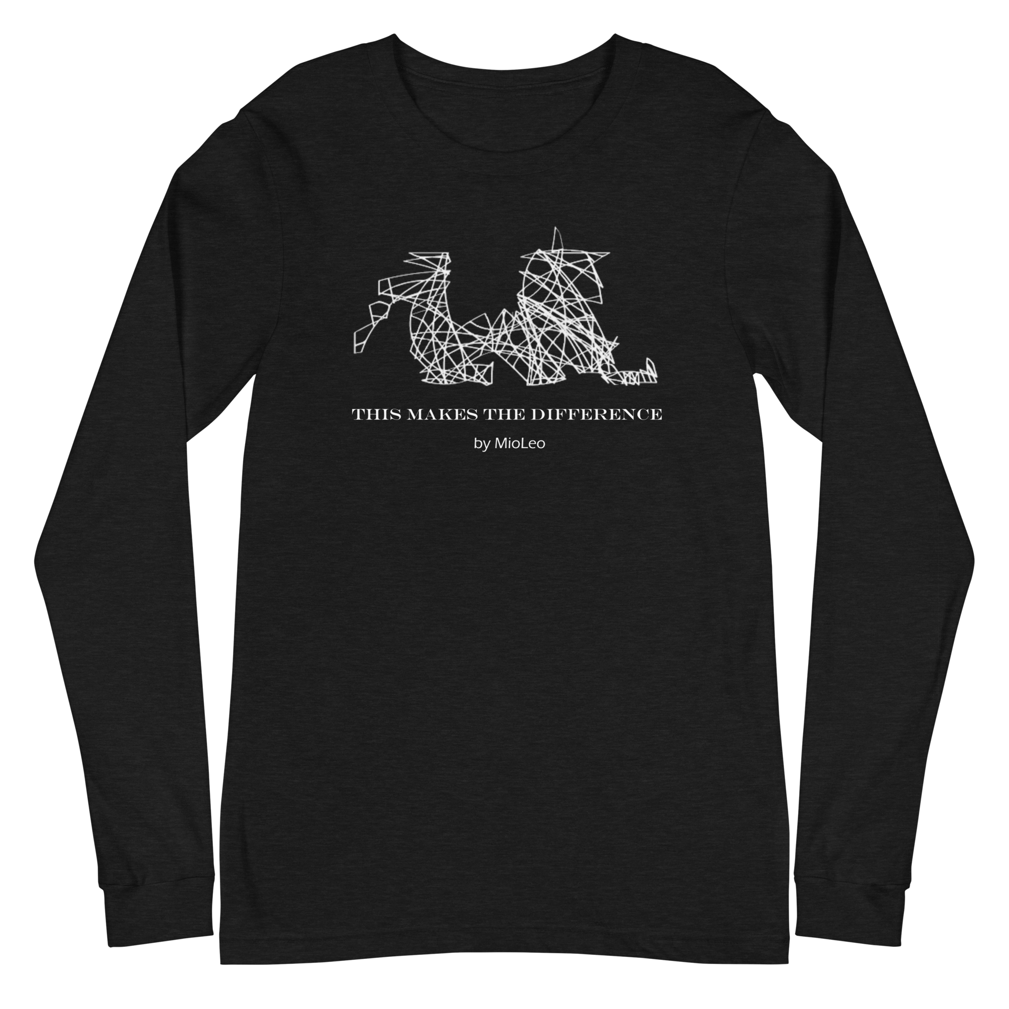 Unisex Sleeve-Shirt White-Line No.043 "1 of 500 High-End-Exclusive" by MioLeo