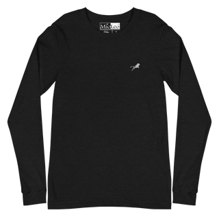 Unisex Long Sleeve - White-Line No.001-2 "unlimited" by MioLeo